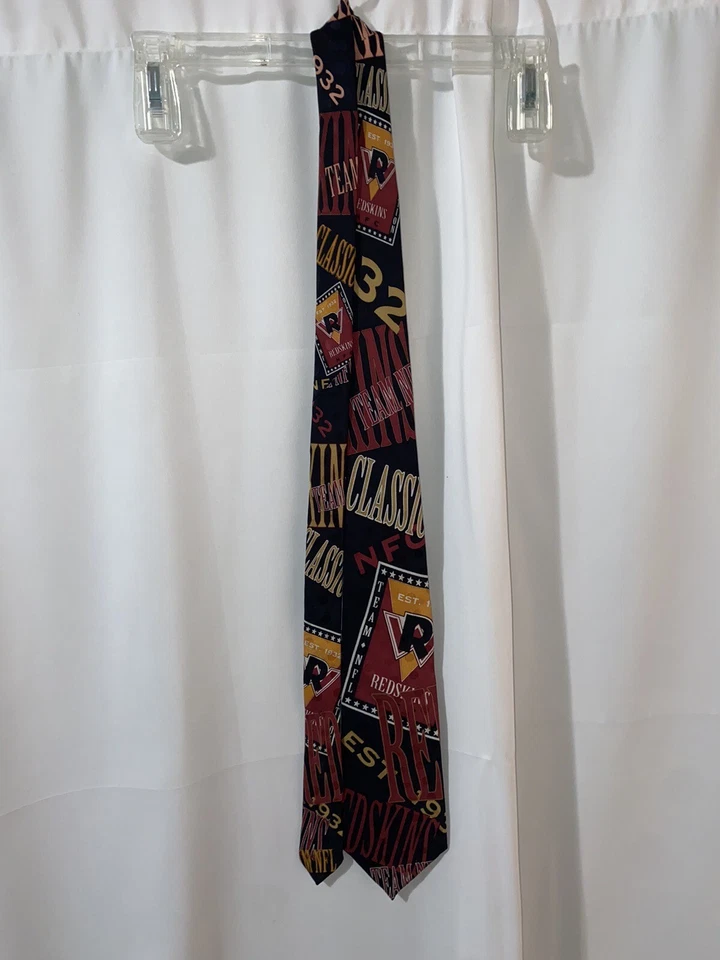 Corbata de Colección Washington Redskins Fútbol NFL Hombres 100% Seda Hecha en EE. UU. Foto 2 de 4