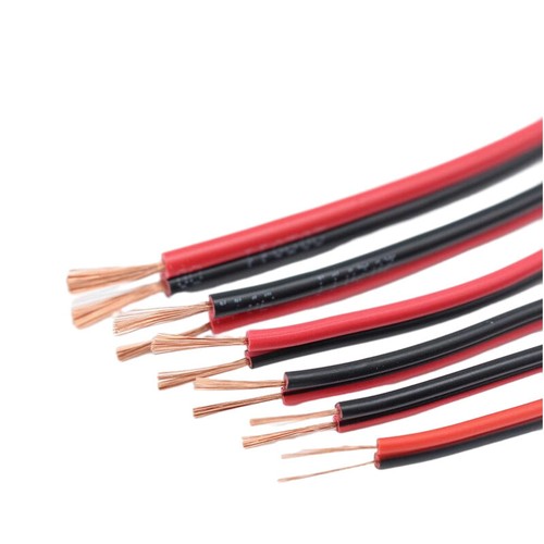2 Core Cable Red Black Double Parallel Wire Soft 0.3/0.5/0.75/1/1.5/2.5mm² - Picture 4 of 8