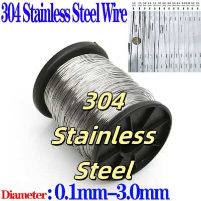 Wire 0.1mm - 3mm Soft And Hard Wire Rustproof Durable 304 Stainless ...
