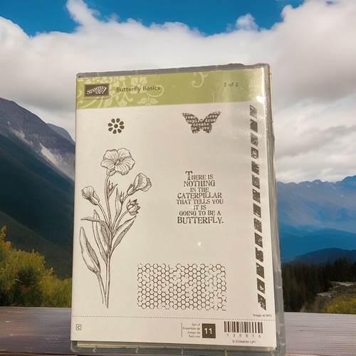 Stampin’ Up “Butterfly Basics” 138816 Set Number 1&2, 11 Rubber Stamps Retired. - Picture 5 of 7