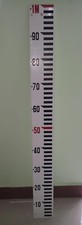 Flussstab Messger&auml;t / Messplatte 100 cm L&auml;nge, 100 mm breit