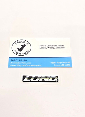 Lund Solar / Lunar Sun Moon Visor Emblem Decal Sticker 3D Chrome