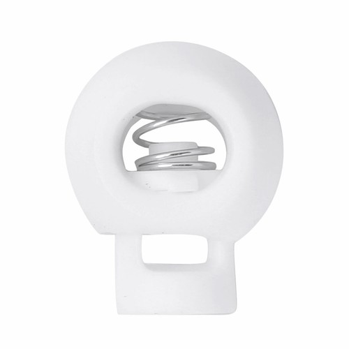 100 Plastic Spring Loaded Round Toggle Stopper Cord Locks End Single Hole Rope - Picture 53 of 97