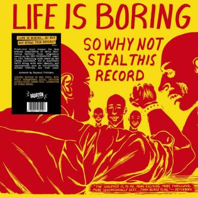 Various   Life Is Boring So Why Not Steal This Record vinyl lp ltd red  RRS165