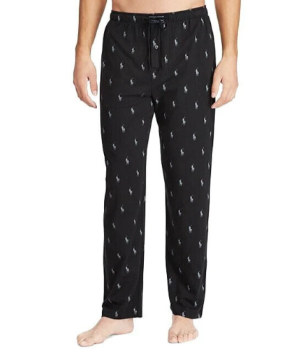 NWT Polo Ralph Lauren BLACK/GRAY ALLOVER PONY Pajama/Lounge KNIT Pants 4XT  Tall | eBay