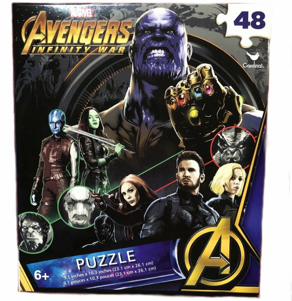 Marvel Avengers Infinity Wars Puzzle 48 Pieces New Factory