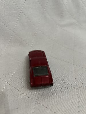 1968 Hot Wheels Red Custom Mustang Silver/ Black Flames Rare diecast 1:64