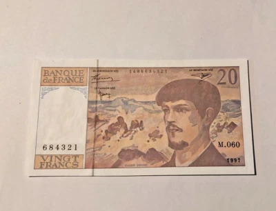 -1 billet 20 francs DEBUSSY-1997--M.060---TYPE-1980 MODIFIE-Nouveau-Texte-Penal - Photo 1/2