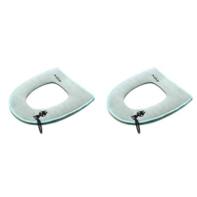  2 PCS Container Toilettenmatten Wc-sitz Im Winter Handlicher Toilettensitzbezug