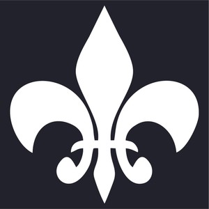 Fleur-de-lis Vinyl Decal / Sticker - Choose Color & Size - BSA Boy