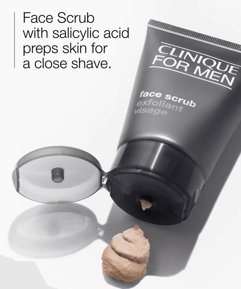 Clinique for Men Face Scrub 3.4 oz. / 100ml - New Sealed! - Image 3 of 4