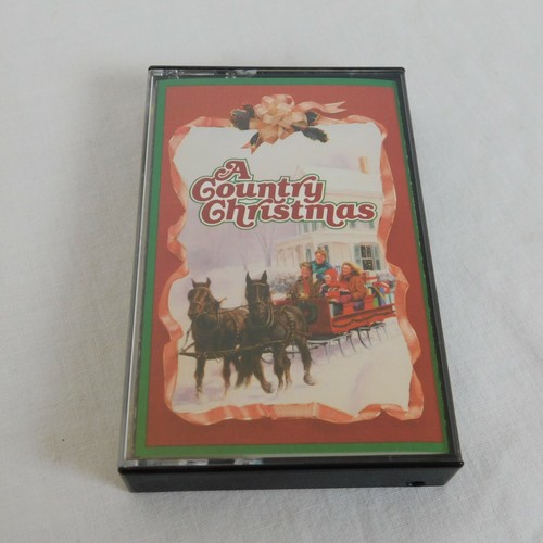 Set of 3 Readers Digest A Country Christmas Music Cassettes w Holder Compilation - Picture 5 of 8