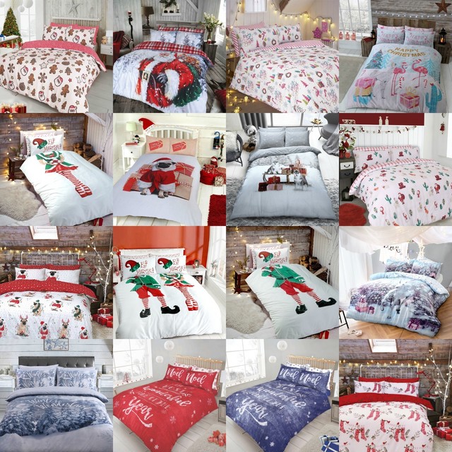 Coloroll Xmas Duvet Set Santa S Campervan King Bed For Sale Ebay