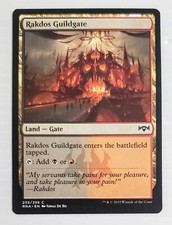 Magic the Gathering MTG Rakdos Guildgate (255) Ravnica Allegiance   LP