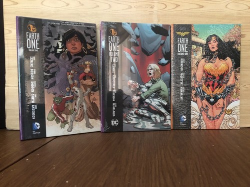 Teen Titans Earth One #1&2 and Wonder Woman Earth One #1 3 Sealed HC Books Mint