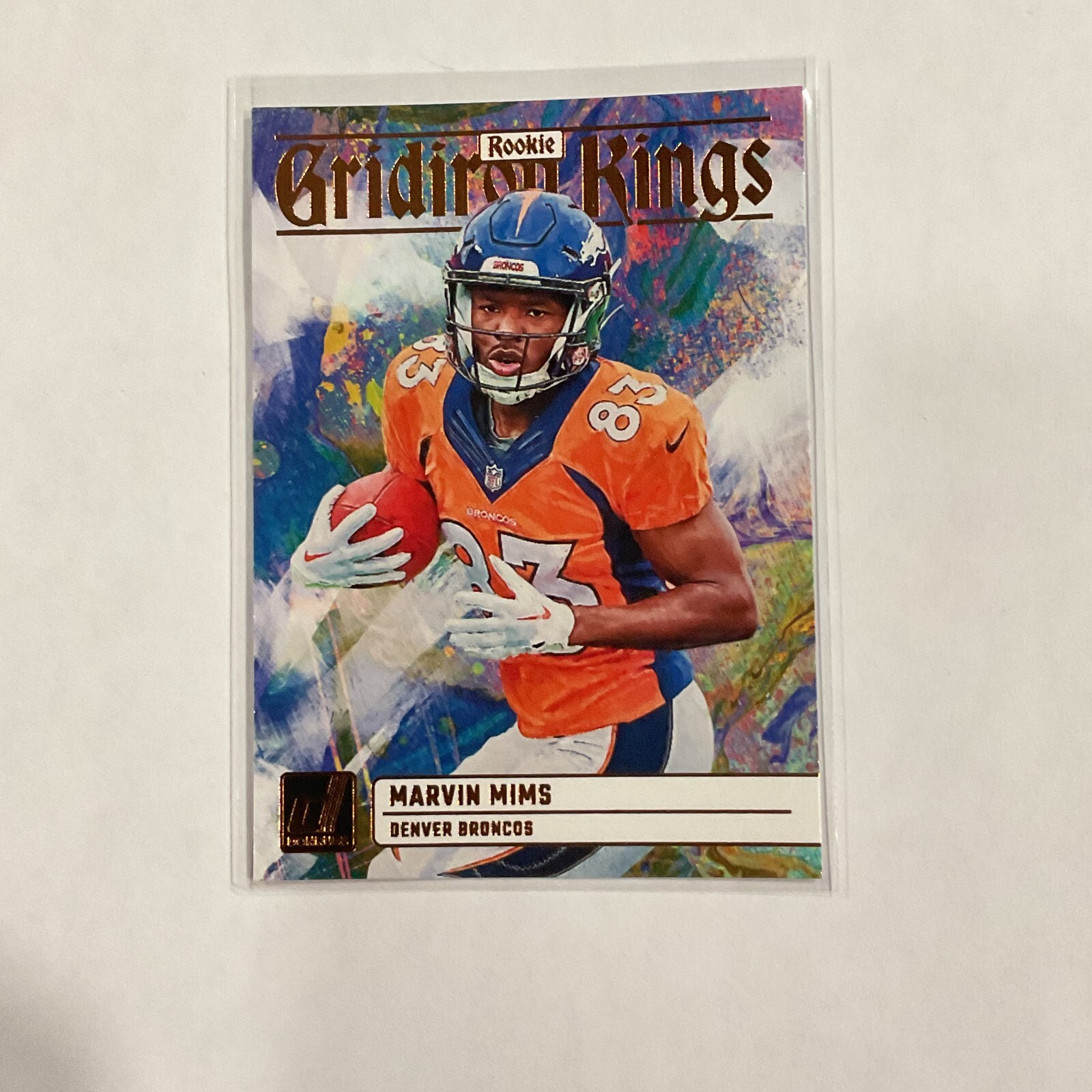 2023 Donruss #RGK-17 Marvin Mims Rookie Gridiron Kings