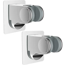 Adjustable Shower Head Holder Self-adhesive Handheld Wall Mount Bathroom Bracket