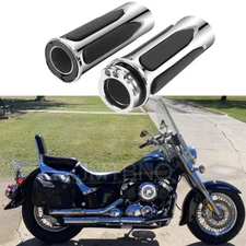 Motorcycle 1" Hand Grips Handlebar For Yamaha V Star XVS 250 650 950 1100 1300