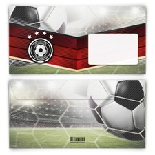 Briefumschl&auml;ge DIN Lang - Deutschland Fu&szlig;ball - Kuvert Umschlag