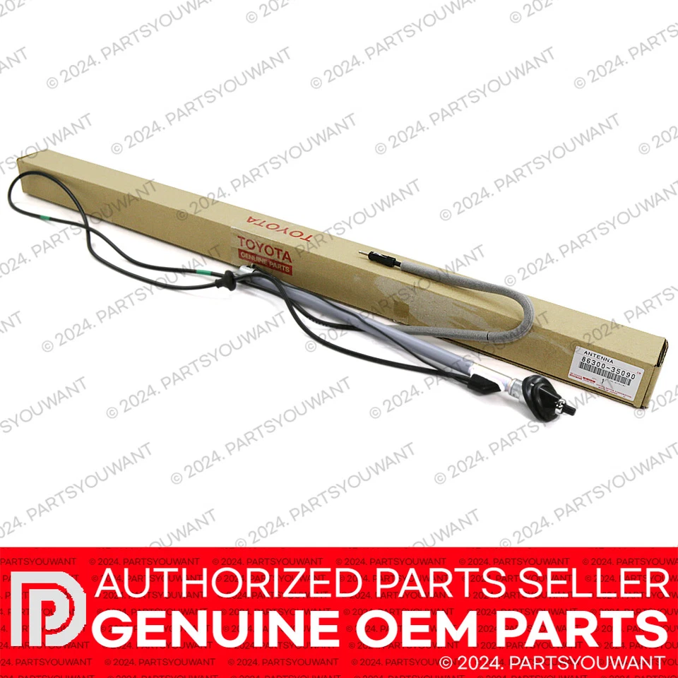 GENUINE Toyota 96-02 4RUNNER OEM Manual Antenna Base Kit w/ Holder 86300-35090 Foto 2 de 4