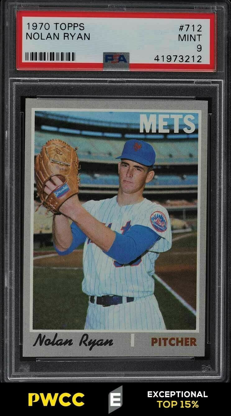 1970 Topps #712 Nolan Ryan PWCC EXCEPTIONAL PSA 9 MINT  Flawless 9-9.5 High End