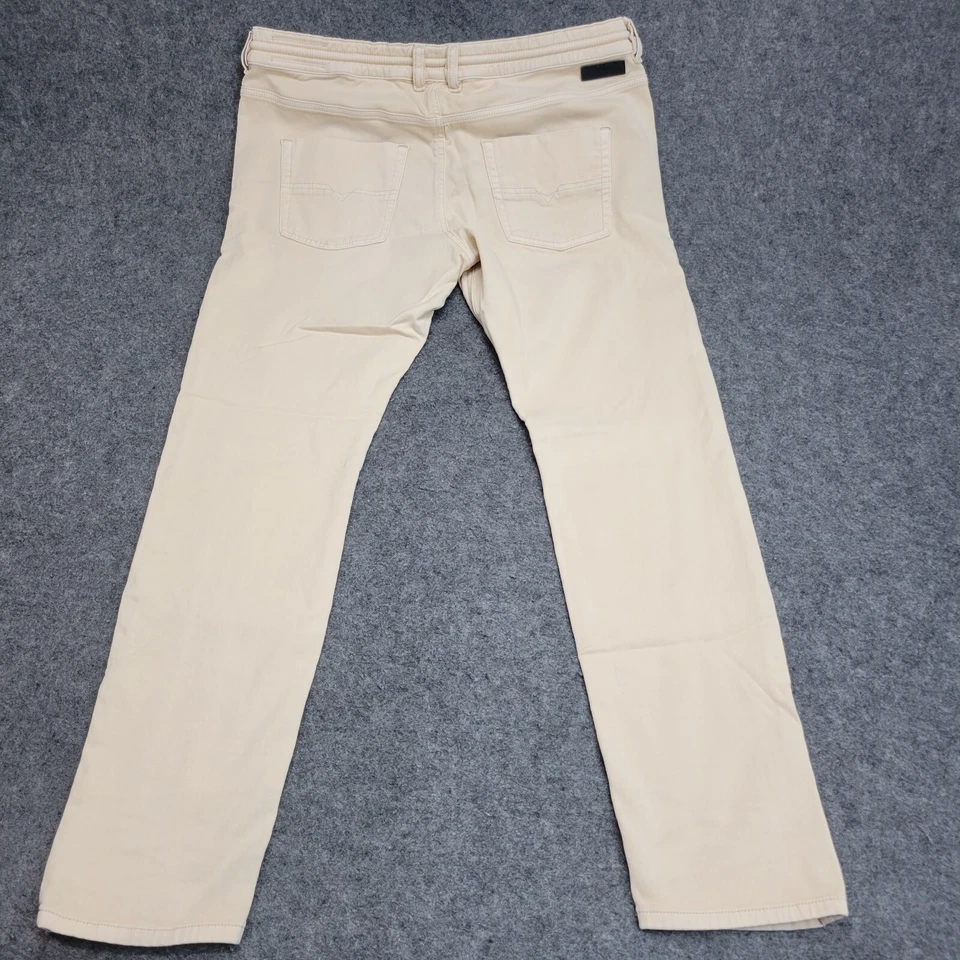 Diesel Jogger Mujer 33 Beige Novio Calce Relajado Cordón Elástico Krailey Foto 3 de 4