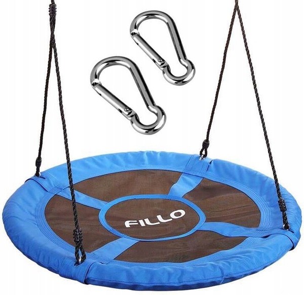 Nestschaukel Schaukelsitz Kinderschaukel Schaukel Klappbar Tellerschaukel 100 Cm-image