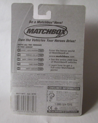 Matchbox Ferrari 456 GT Sports Car #82 Worldwide Wheels 1/61 Silver/Gold - Picture 2 of 4