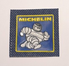 VECCHIO ADESIVO AUTO MOTO / Old Sticker OMINO MICHELIN in stoffa (cm 6,5 x 6,5)