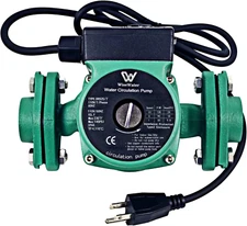 110V Circulation Pump, 130W 13 GPM Hot Water Recirculating Pump, 3 Speed Switchl