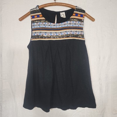 AKEMI & KIN sz XS sleeveless beaded top shirt Anthropologie