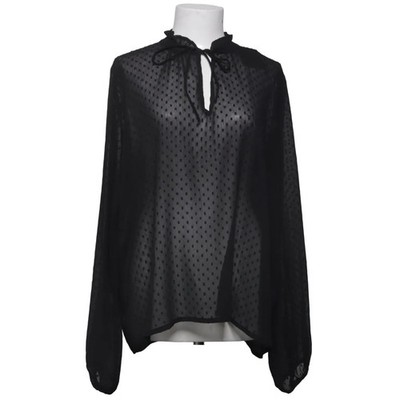 First Class Party, Bluse, Größe: 44/46, Schwarz, Polyester, Gepunktet #8Fq