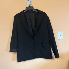 Black blazer with black lining