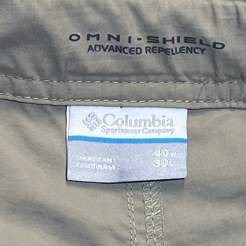 Columbia Cascade Explore Men’s Pants 40x30 Omni-Shield Advance Repellency NWT - Picture 7 of 11