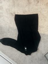 Women’s NWT Vera Moda Black Sweater Dress Balloon Sleeve Mock Neck Medium