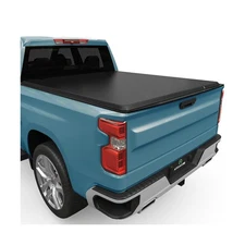 AUTOSAVER88 Soft Roll Up Truck Bed Tonneau Cover Compatible with 2007-2025 Ch...