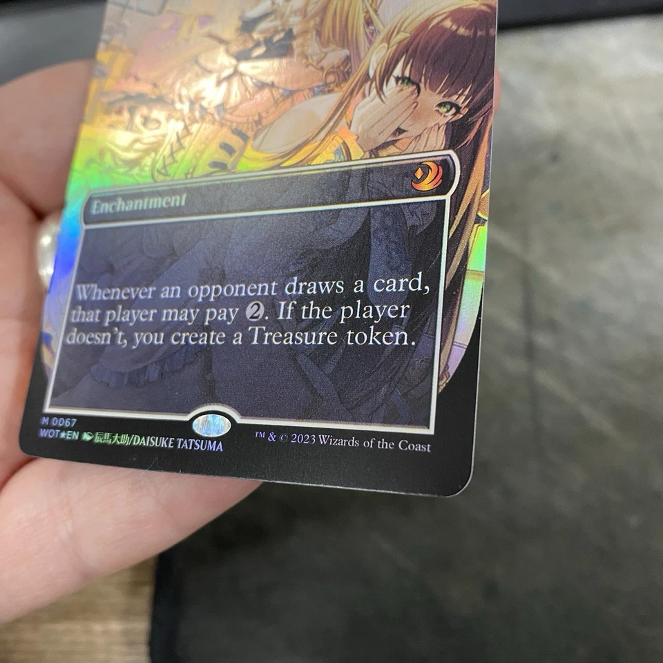 MTG Smothering Tithe (Anime Borderless Foil) Light Play LP SEE PHOTOS - Image 3 of 4