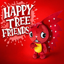 11in Happy Tree Friends HTF Flaky Doll Red Stuffed Plush Toy Collection Gift Hot