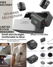 DJI Mic Mini 2 TX  1 RX  Charging Case ,Wireless Microphone for iPhone/Camera