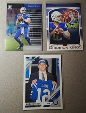 2019 OPTIC INSERTS ANDREW LUCK INDIANAPOLIS COLTS x3 CARD LOT Gridiron Kings 