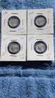 Mercury Dime Lot (4) 1941-1942-1943-1944 90% Silver Coins