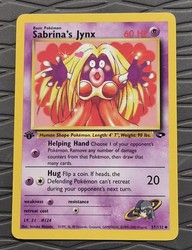 Sabrina's Jynx 57/132 Gym Challenge 1st Edition