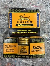 Tiger Balm ULTRA Pain Relieving Ointment 0.63oz / 18gm ( 1 Jar ) --