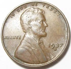 1937-S Lincoln Wheat Cent - #10666-57