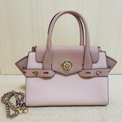 Michael Kors Carmen Japan Exclusive 2 Way Bag Cherry Blossom Theme Dusty Pink JP