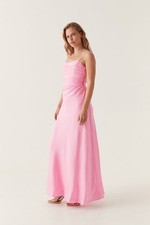 Aje Size 4 Clarice Maxi Dress Bon Bon Pink Great Formal Wear