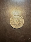 1939 Turkey Istanbul Mint Copper-Nickel 5 Kurus WW2 Era Republic Coin XF — photo 1