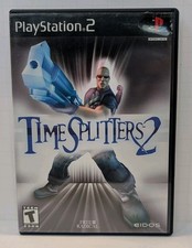 TimeSplitters 2 PS2 Complete CIB Tested Working Light Scratches Black Label