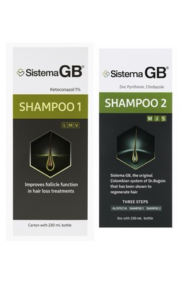 2x Pack Sistema Gb 1 -2 Shampoo For Hair Loss Treatment Free Shipping