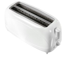 Gorge Home 4 Slice Toaster Removable Crumb Tray Color W White New Free Shipping